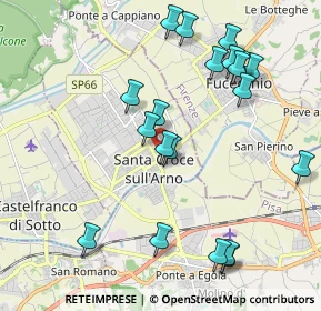 Mappa Via Carlo Pisacane, 56029 Santa Croce sull'Arno PI, Italia (2.263)