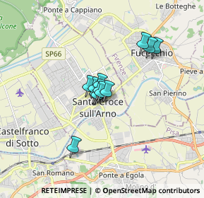 Mappa Via Carlo Pisacane, 56029 Santa Croce sull'Arno PI, Italia (1.0425)