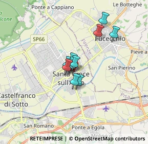 Mappa Via Carlo Pisacane, 56029 Santa Croce sull'Arno PI, Italia (1.04636)