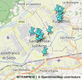 Mappa Via dei Mille, 56029 Santa Croce sull'Arno PI, Italia (1.53083)