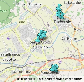 Mappa Via dei Mille, 56029 Santa Croce sull'Arno PI, Italia (1.97364)