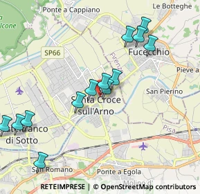 Mappa Via dei Mille, 56029 Santa Croce sull'Arno PI, Italia (2.12462)