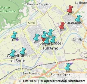 Mappa Via XX Settembre, 56029 Santa Croce sull'Arno PI, Italia (1.965)