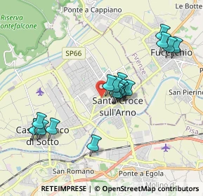 Mappa Via XX Settembre, 56029 Santa Croce sull'Arno PI, Italia (1.885)