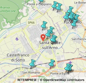 Mappa Via Fratelli Pallesi, 56020 Santa Croce sull'Arno PI, Italia (2.5945)