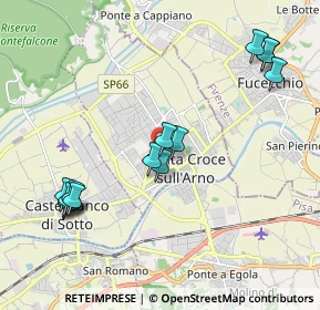 Mappa Via XX Settembre, 56029 Santa Croce sull'Arno PI, Italia (2.265)