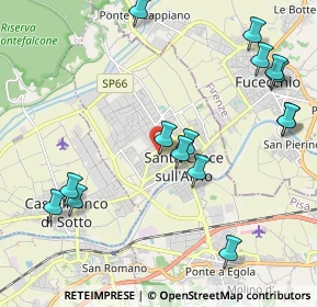 Mappa Via Fratelli Pallesi, 56020 Santa Croce sull'Arno PI, Italia (2.48)