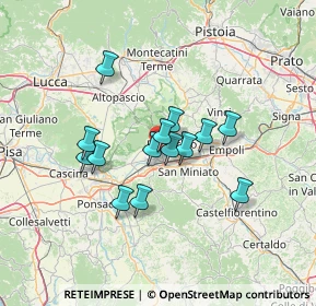 Mappa Via Fratelli Pallesi, 56020 Santa Croce sull'Arno PI, Italia (10.70071)