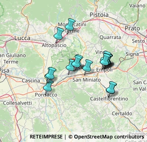 Mappa Piazza Fratelli Cervi, 56029 Santa Croce sull'Arno PI, Italia (11.70333)