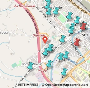 Mappa Via Cupetta, 60019 Senigallia AN, Italia (0.609)