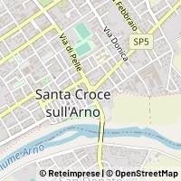 Mapa Santa Croce sull'Arno