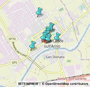 Mappa Via Luigi Salvatori, 56029 Santa Croce sull'Arno PI, Italia (0.39636)