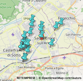 Mappa Via Luigi Salvatori, 56029 Santa Croce sull'Arno PI, Italia (1.7205)