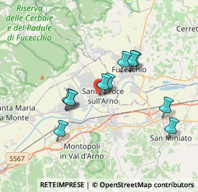 Mappa Via Luigi Salvatori, 56029 Santa Croce sull'Arno PI, Italia (3.20182)