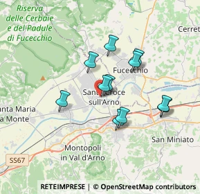 Mappa Via Luigi Salvatori, 56029 Santa Croce sull'Arno PI, Italia (2.91)