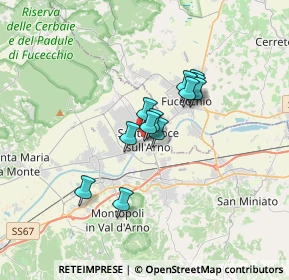 Mappa Via Adino Basili, 56029 Santa Croce sull'Arno PI, Italia (2.32083)