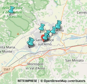 Mappa Via Adino Basili, 56029 Santa Croce sull'Arno PI, Italia (2.47818)