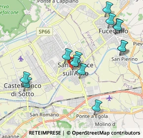 Mappa Via Adino Basili, 56029 Santa Croce sull'Arno PI, Italia (2.19692)