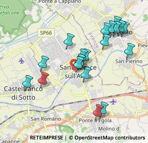Mappa Via Adino Basili, 56029 Santa Croce sull'Arno PI, Italia (1.891)