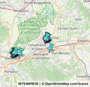 Mappa Via Adino Basili, 56029 Santa Croce sull'Arno PI, Italia (7.7755)