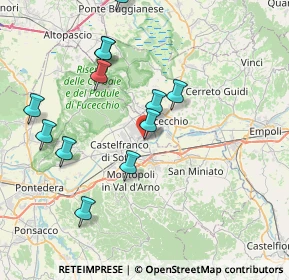 Mappa Via Adino Basili, 56029 Santa Croce sull'Arno PI, Italia (8.24333)