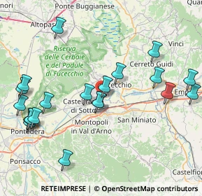 Mappa Via Adino Basili, 56029 Santa Croce sull'Arno PI, Italia (9.575)