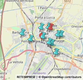 Mappa Via Pietro Mascagni, 56125 Pisa PI, Italia (1.22636)