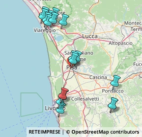 Mappa Via Pietro Mascagni, 56125 Pisa PI, Italia (18.18111)
