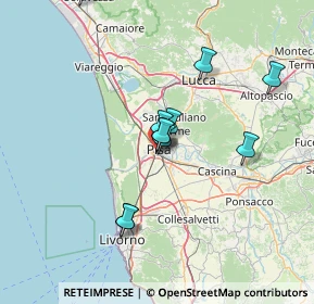 Mappa Via Pietro Mascagni, 56125 Pisa PI, Italia (12.33273)