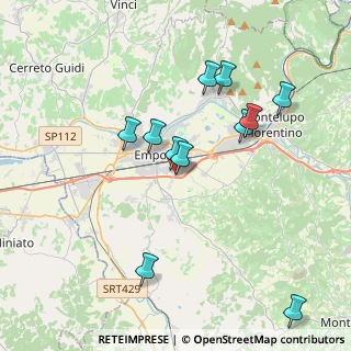 Mappa Via Ponzano per San Donato, 50053 Empoli FI, Italia (3.88818)