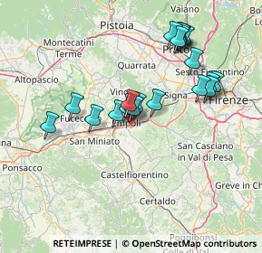 Mappa Via Ponzano per San Donato, 50053 Empoli FI, Italia (14.1685)