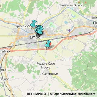 Mappa Via Ponzano per San Donato, 50053 Empoli FI, Italia (1.50333)