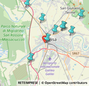 Mappa Via II Settembre, 56121 Pisa PI, Italia (5.39923)