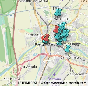 Mappa Via II Settembre, 56121 Pisa PI, Italia (1.3955)
