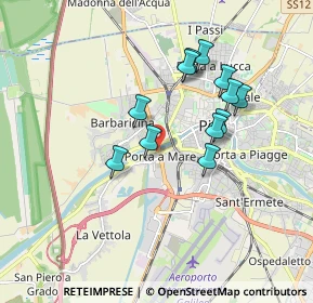 Mappa Via II Settembre, 56121 Pisa PI, Italia (1.5875)