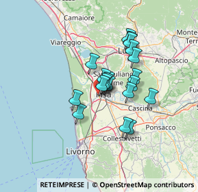 Mappa Via II Settembre, 56121 Pisa PI, Italia (9.641)