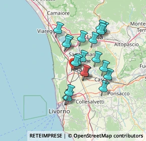 Mappa Via II Settembre, 56121 Pisa PI, Italia (11.5015)