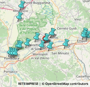 Mappa Via Santa Cristiana, 56029 Santa Croce sull'Arno PI, Italia (8.522)