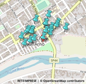 Mappa Via Santa Cristiana, 56029 Santa Croce sull'Arno PI, Italia (0.1745)