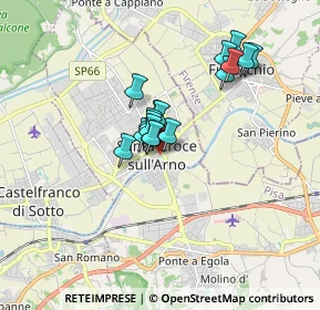 Mappa Via Santa Cristiana, 56029 Santa Croce sull'Arno PI, Italia (1.27471)