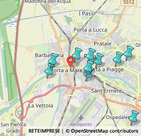 Mappa Via Conte Fazio, 56122 Pisa PI, Italia (2.08091)