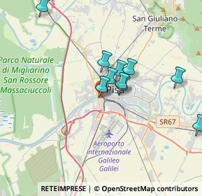 Mappa Via Conte Fazio, 56122 Pisa PI, Italia (4.42615)