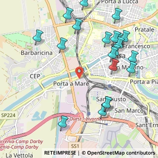Mappa Via Giovanni da Balduccio, 56122 Pisa PI, Italia (1.336)