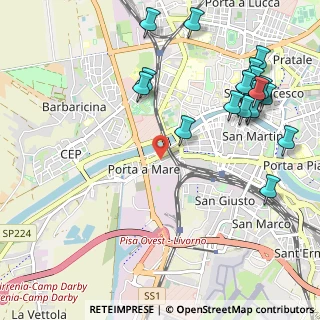 Mappa Via Giovanni da Balduccio, 56122 Pisa PI, Italia (1.3445)