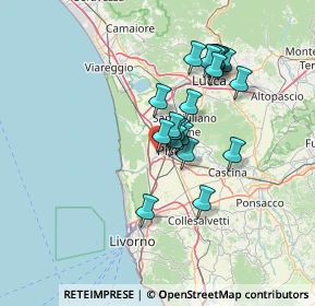 Mappa Via Gentile da Fabriano, 56122 Pisa PI, Italia (11.309)