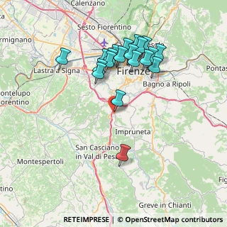 Mappa Via della Resistenza, 50023 Impruneta FI, Italia (7.491)