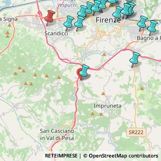 Mappa Via della Resistenza, 50023 Impruneta FI, Italia (7.3085)