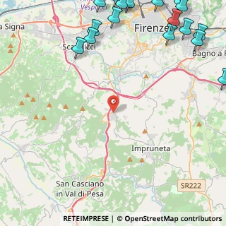 Mappa Via della Resistenza, 50023 Impruneta FI, Italia (7.722)