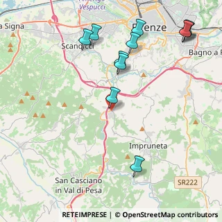 Mappa Via della Resistenza, 50023 Impruneta FI, Italia (5.16636)
