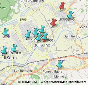 Mappa Viale A. Gramsci, 56029 Santa Croce sull'Arno PI, Italia (2.10417)